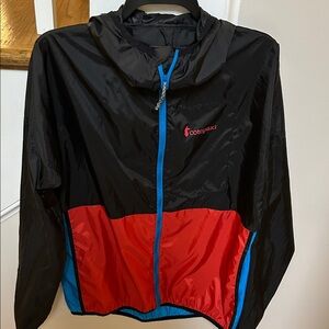 Cotopaxi Teca Technical full zip packable lightweight windbreaker with hood